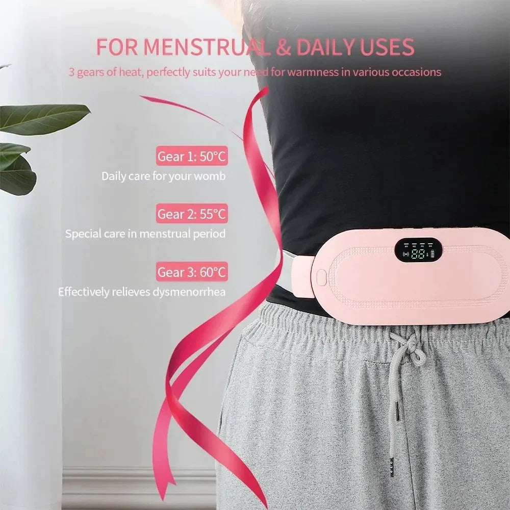 Warm Uterus Menstrual Cramps Massage Belt