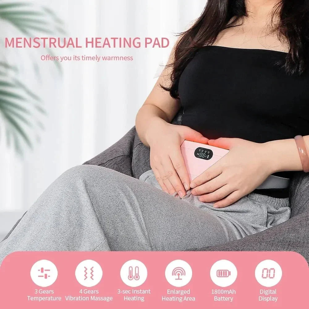 Warm Uterus Menstrual Cramps Massage Belt